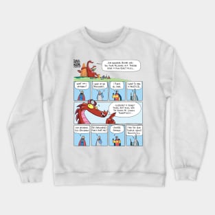 Slack Wyrm #52 - The adventure begins Crewneck Sweatshirt